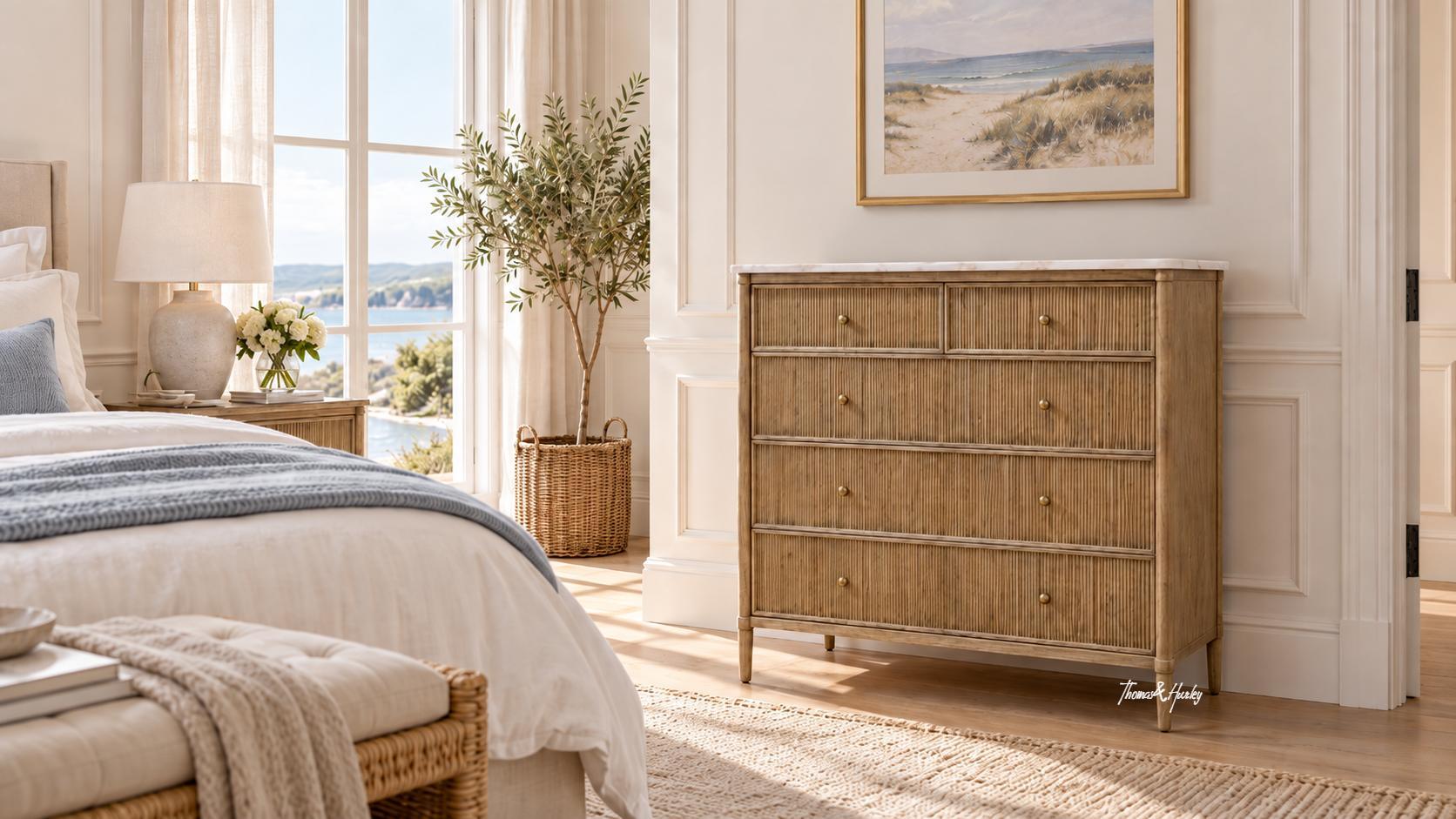 Brookstone 5 Drawer Chest with Marble Top Brookstone 5 Drawer Chest with Marble Top