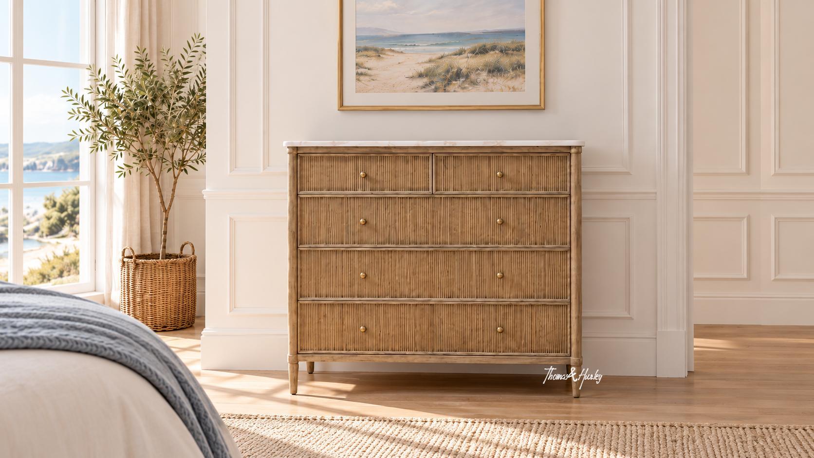 Brookstone 5 Drawer Chest with Marble Top Brookstone 5 Drawer Chest with Marble Top