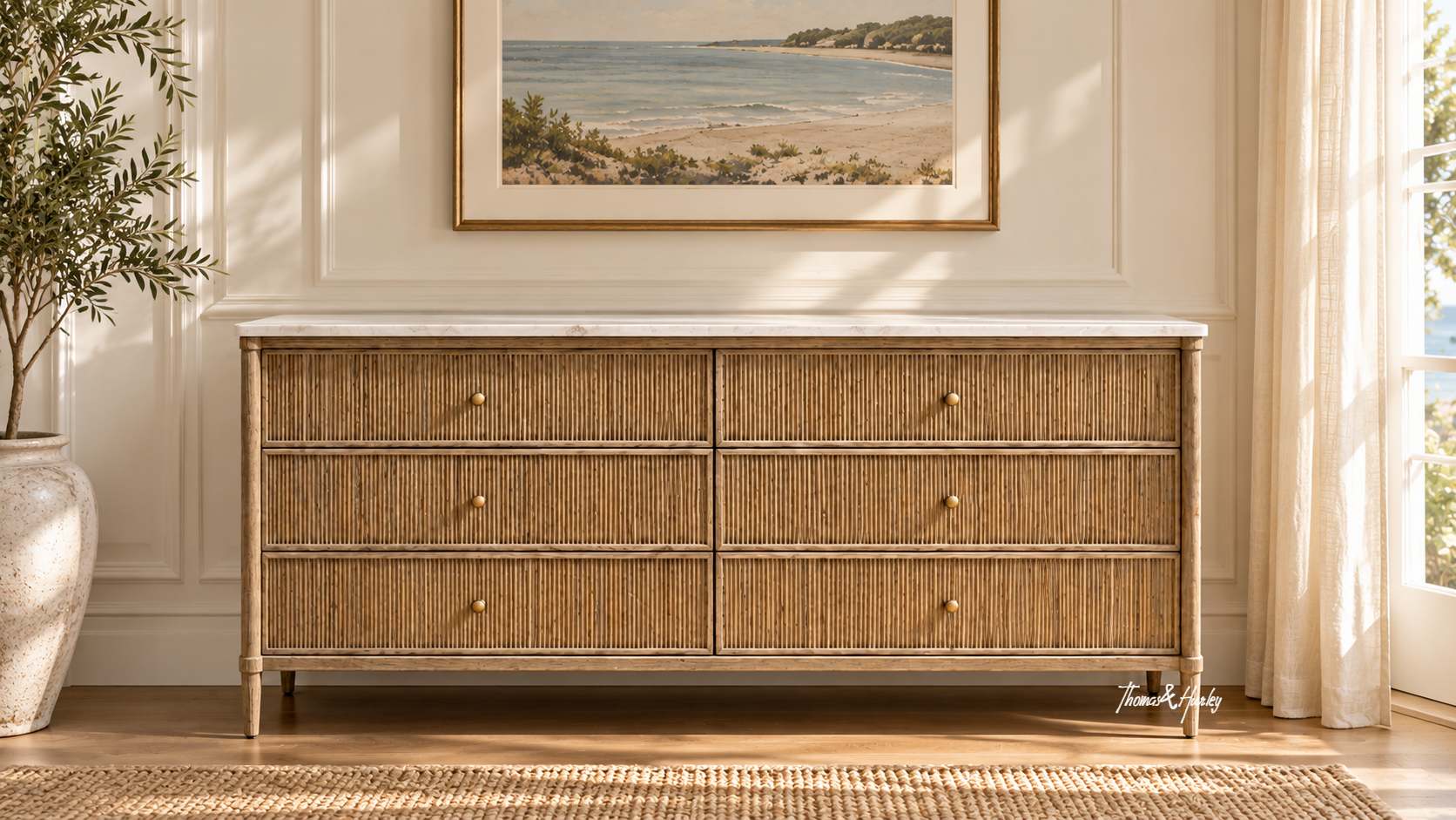 Brookstone 6 Drawer Chest with Marble Top Brookstone 6 Drawer Chest with Marble Top