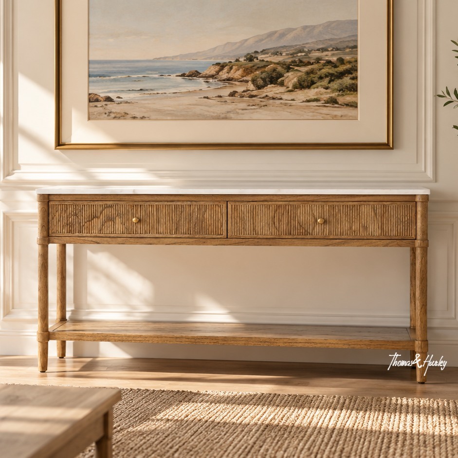Brookstone Console with Marble Top Brookstone Console with Marble Top