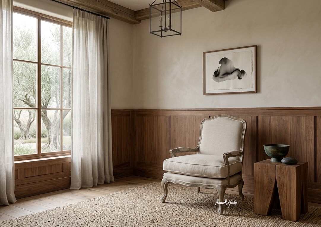 Cannes Occasional Armchair in Cream Upholstery with Weathered Oak Frame Cannes curved occasional armchair with weathered oak frame