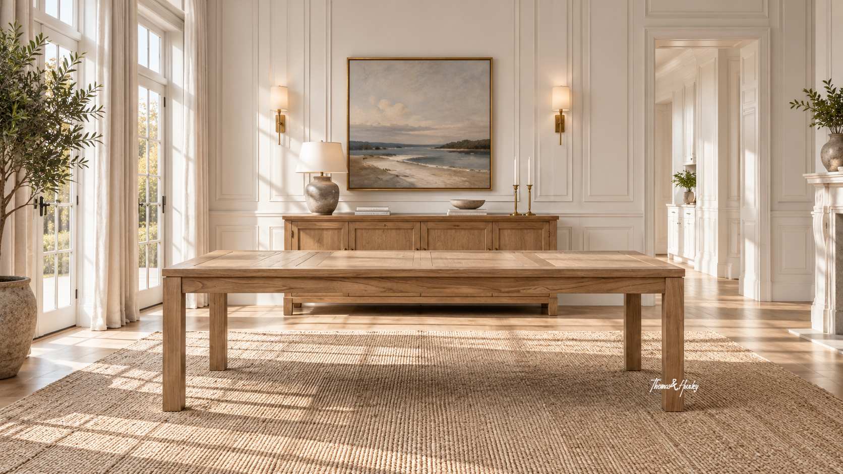 Hartford Oak Parquetry Dining Table Hartford Oak Parquetry Dining Table