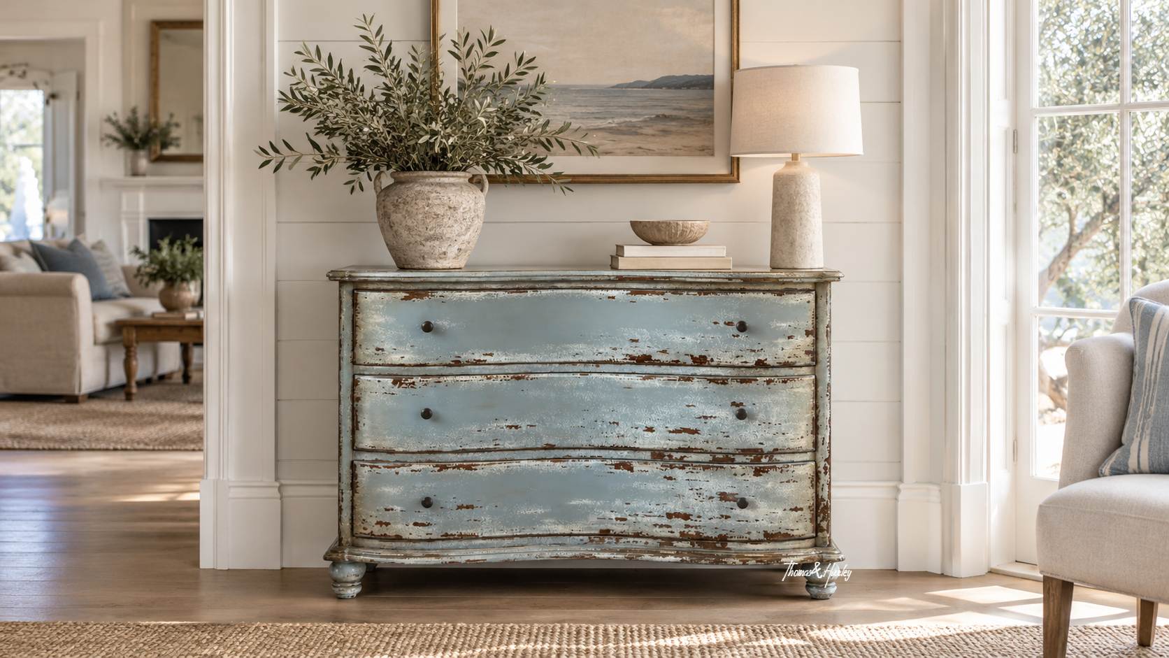 Penwood 3 Drawer Bombe Chest Penwood 3 Drawer Bombe Chest