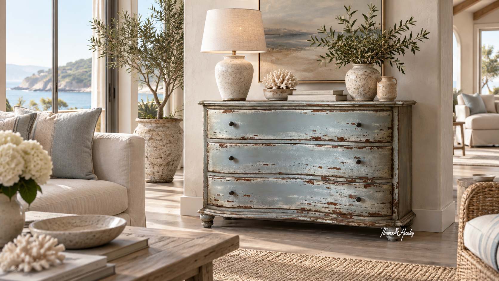 Penwood 3 Drawer Bombe Chest Penwood 3 Drawer Bombe Chest