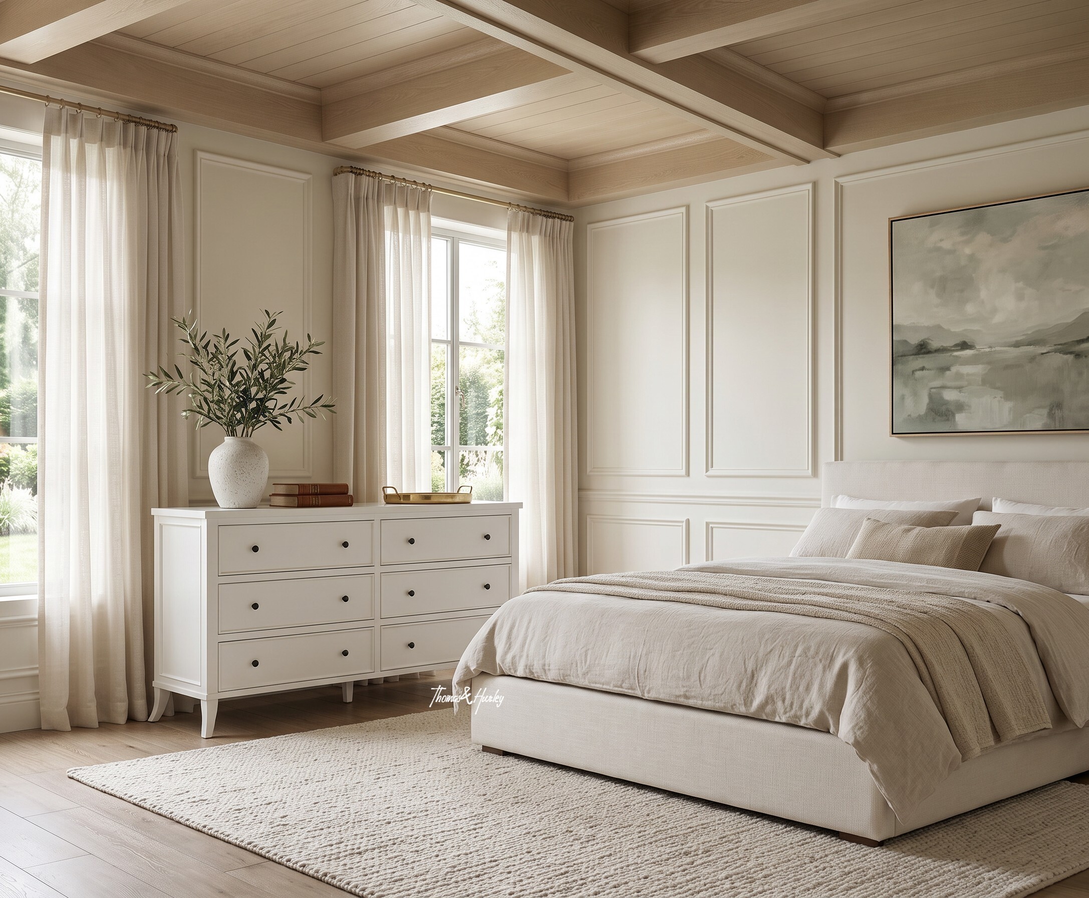 Piastri Bedroom Collection Styling Inspiration The Piastri Bedroom Collection styled within a light filled bedroom, showcasing timeless white furniture, generous storage, and elegant detailing to create a calm and spacious interior.