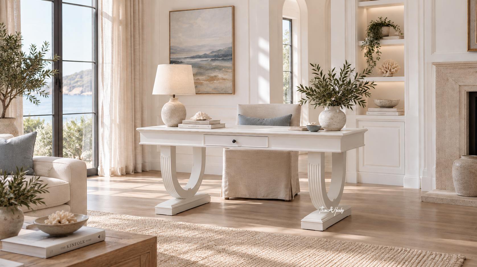 Stonefield Writing Desk 160cm