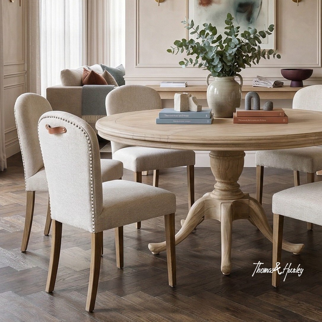 Stratford Dining Chair with Leather Pull Handle Stratford Dining Chair with Leather Pull Handle